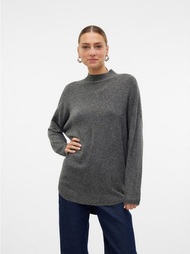 Vero Moda Strickpullover VMPLAZA LS HIGHNECK LONG PULLOVER GA BOO von Vero Moda
