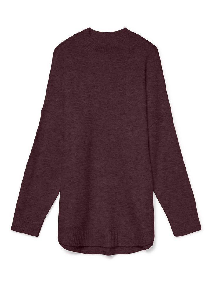 Vero Moda Strickpullover VMPLAZA LS HIGHNECK LONG PULLOVER GA BOO von Vero Moda