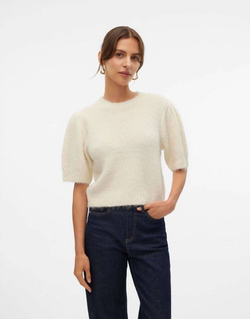 Vero Moda - Strickpullover in Birkenweiß-Neutral von Vero Moda