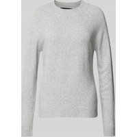 Vero Moda Regular Fit Strickpullover mit Stretch-Anteil Modell 'DOFFY' in Hellgrau Melange, Größe XL von Vero Moda