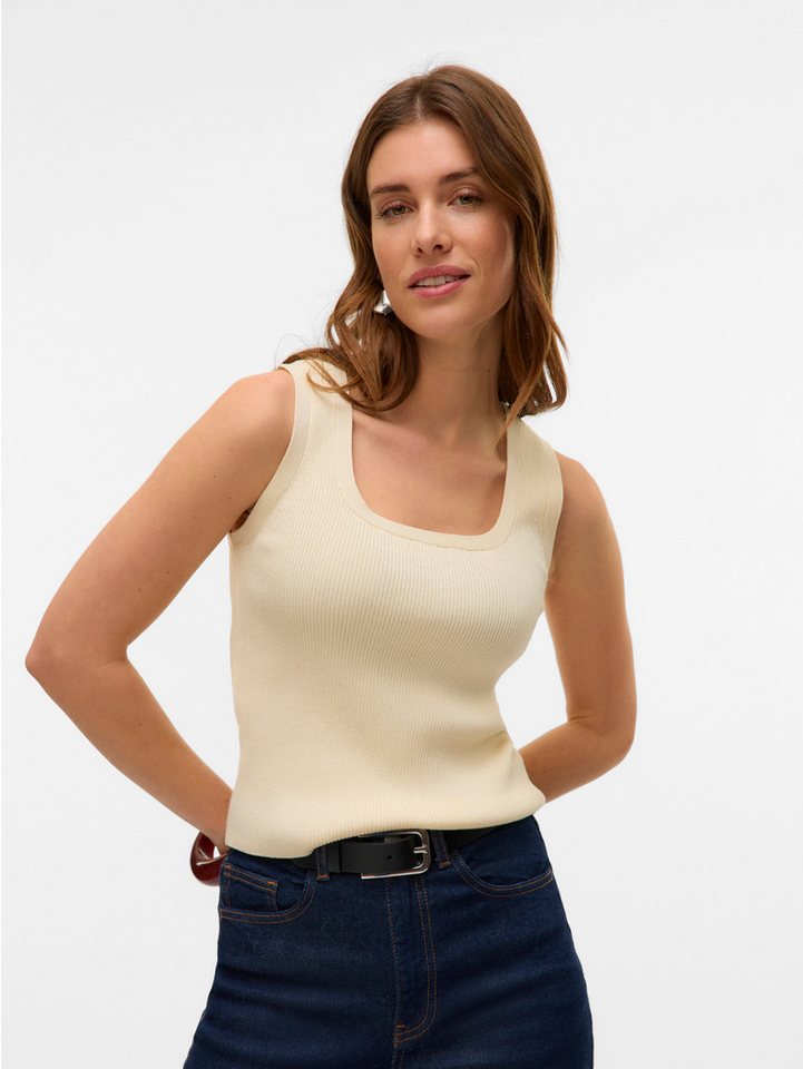 Vero Moda Stricktop VMPOPPY SL SQUARE NECK TOP VMA NOOS von Vero Moda