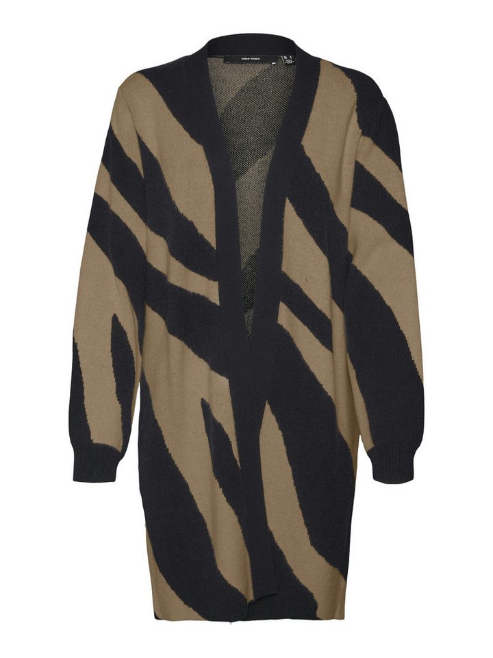 Vero Moda Strickweste VMNANCY LS OPEN CARDIGAN BOO Black/Silver lurex von Vero Moda