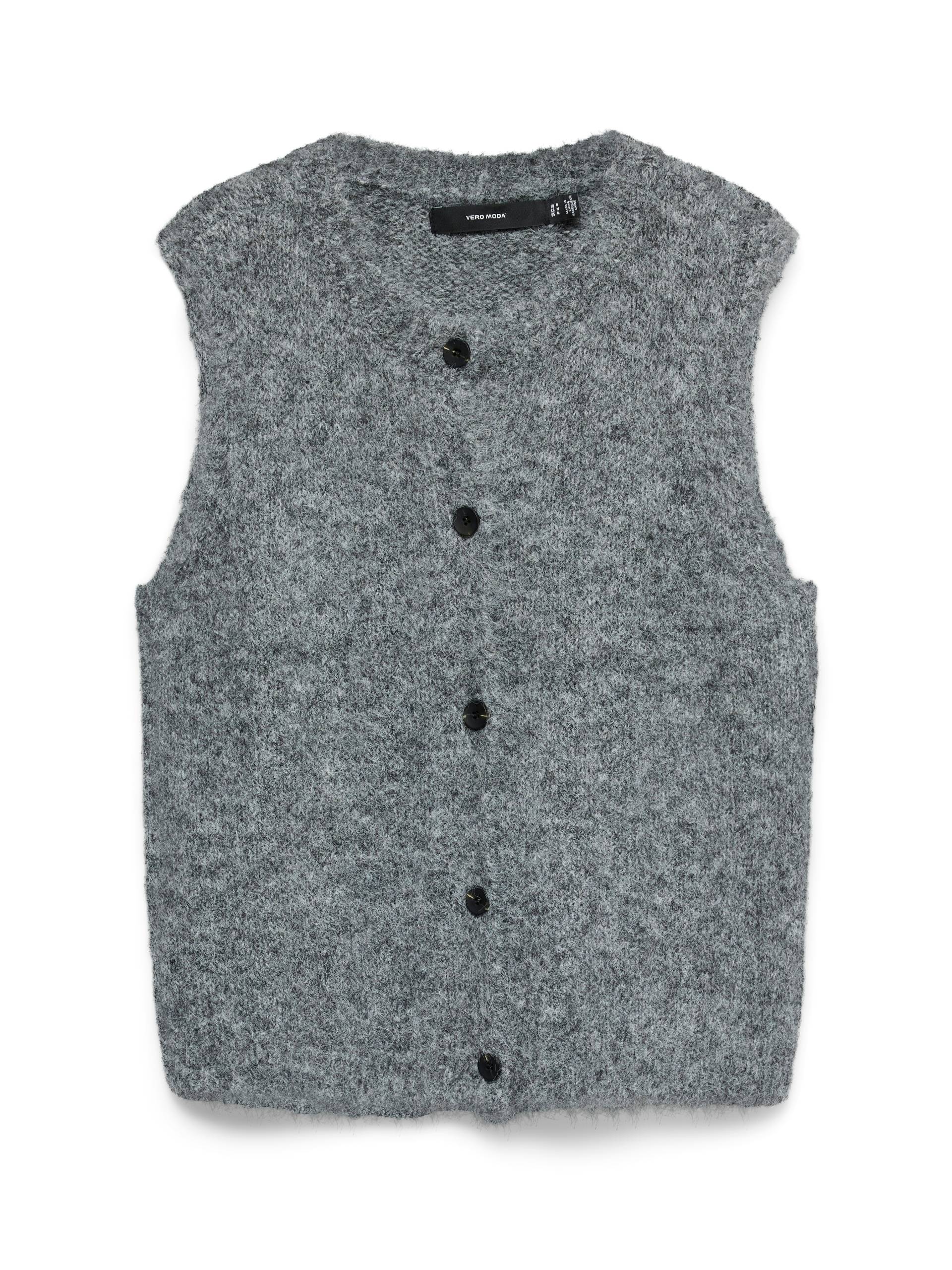 Vero Moda Strickweste "VMNOVAH SL O-NECK BUTTON VEST NOOS", mit Wolle Vero Moda Strickweste "VMNOVAH SL O-NECK BUTTON VEST NOOS", mit Wolle von Vero Moda