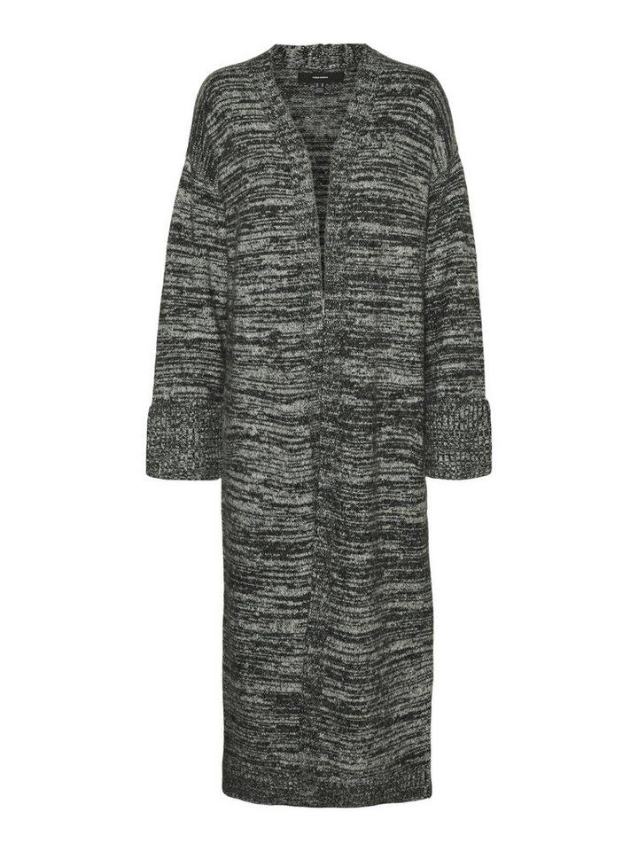Vero Moda Strickweste VMPHILLIS LS LONG OPEN CARDIGAN GA Black/FOREVER von Vero Moda