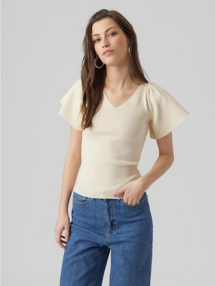 Vero Moda T-Shirt VMGINNY SS V-NECK PULLOVER NOOS von Vero Moda
