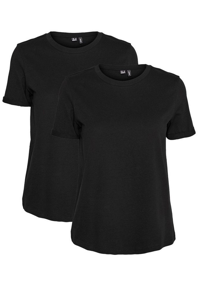 Vero Moda T-Shirt (2-tlg) VMPAULA S/S T-SHIRT NOOS von Vero Moda