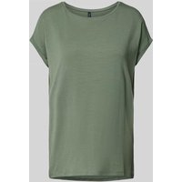 Vero Moda T-Shirt mit Kappärmeln Modell 'AVA' in Schilf, Größe XL von Vero Moda