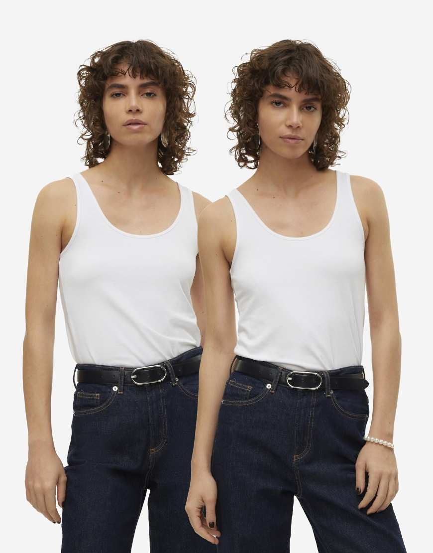 Vero Moda - Tanktop in strahlendem Weiß von Vero Moda