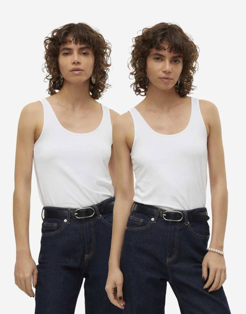 Vero Moda - Tanktop in strahlendem Weiß von Vero Moda