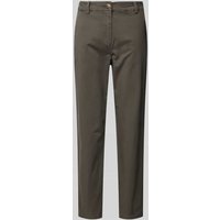 Vero Moda Tapered Leg Chino mit Knopf in Hornoptik Modell 'CHRISTY' in Oliv, Größe XL von Vero Moda
