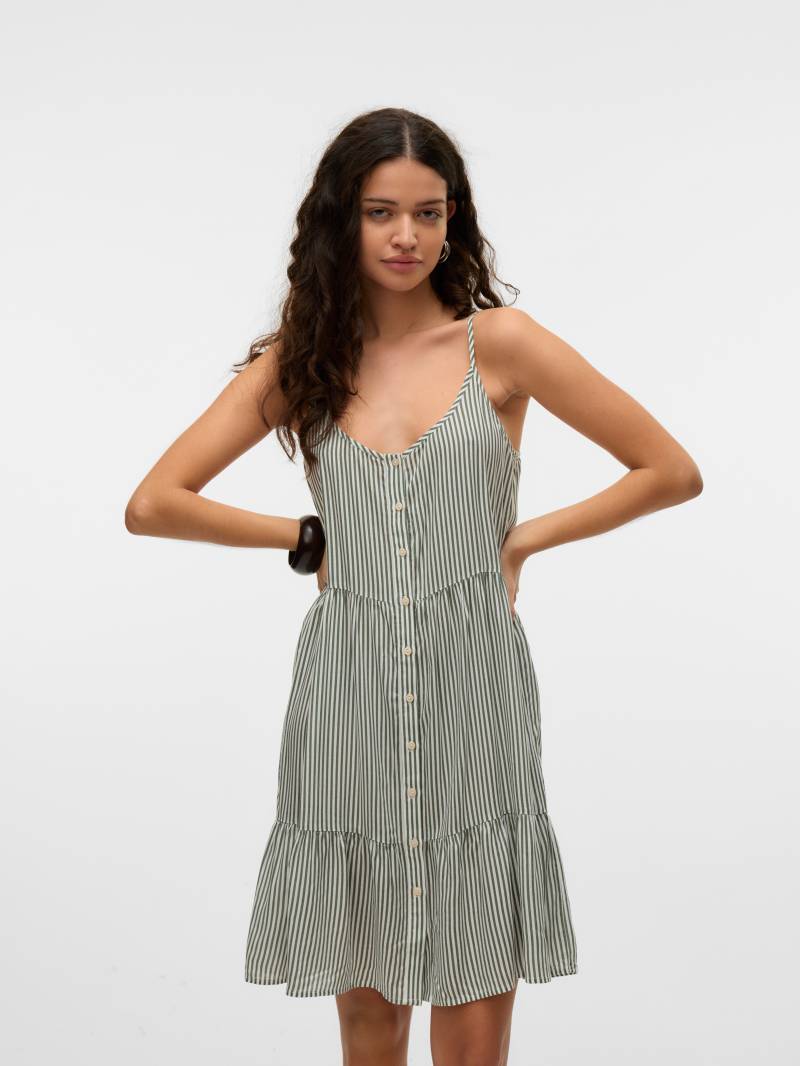 Vero Moda Trägerkleid "VMBUMPY SHORT SINGLET DRESS WVN GA NOOS", Sommerkleid von Vero Moda