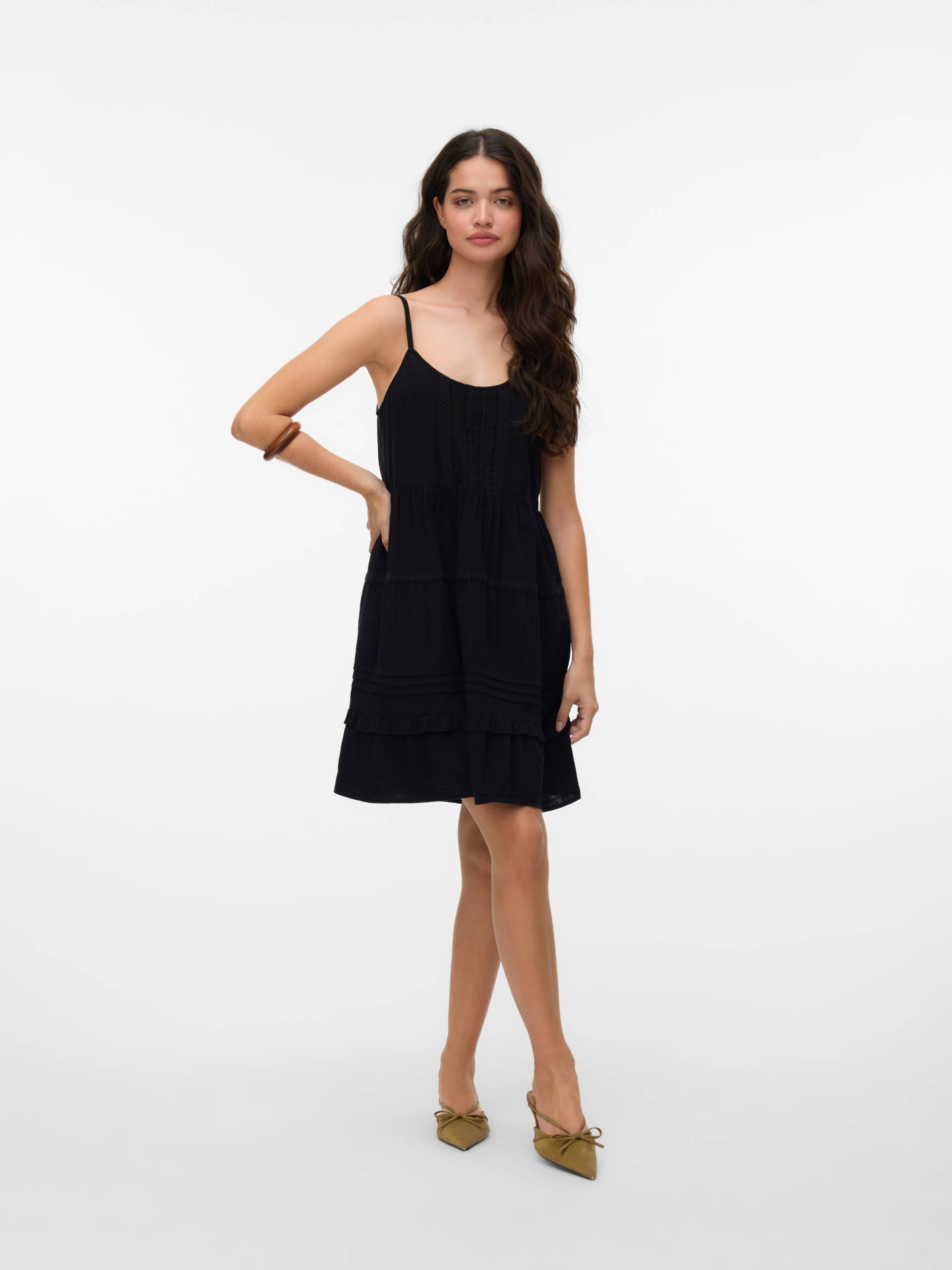 Vero Moda Trägerkleid "VMPRETTY SHORT SINGLET DRESS WVN GA NOOS" Sommerkleid von Vero Moda
