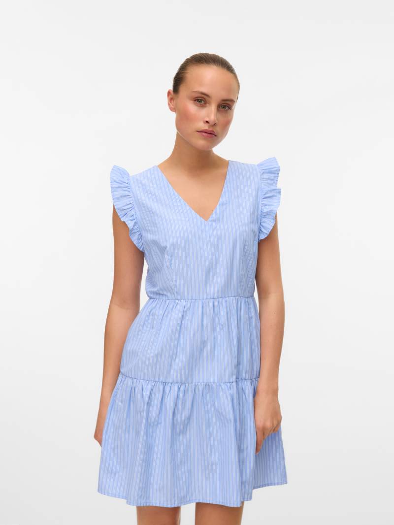 Vero Moda Tunikakleid "VMFANNI SL SHORT DRESS WVN GA NOOS", Sommerkleid von Vero Moda