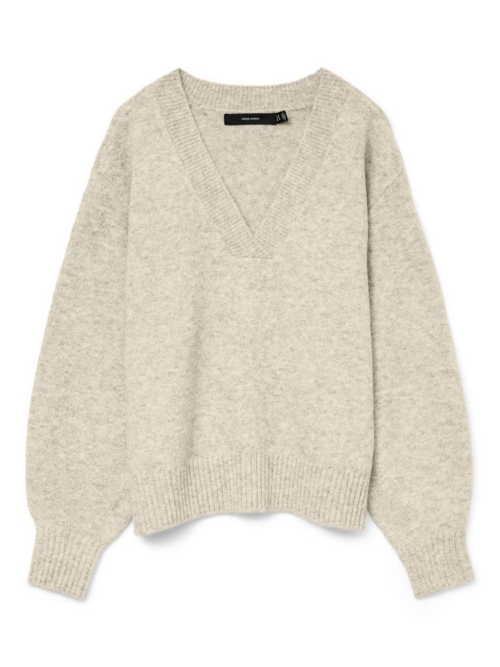 Vero Moda V-Ausschnitt-Pullover VMBOOM LS V-NECK PULLOVER NOOS von Vero Moda