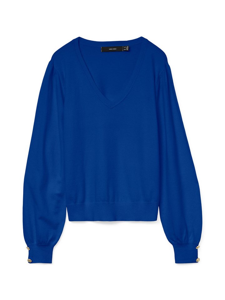 Vero Moda V-Ausschnitt-Pullover VMHOLLYKARIS LS V-NECK PULLOVER GA BOO von Vero Moda