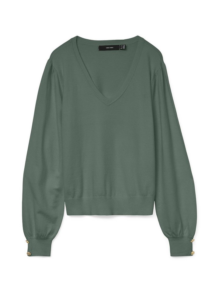 Vero Moda V-Ausschnitt-Pullover VMHOLLYKARIS LS V-NECK PULLOVER GA BOO Vero Moda V-Ausschnitt-Pullover VMHOLLYKARIS LS V-NECK PULLOVER GA BOO von Vero Moda