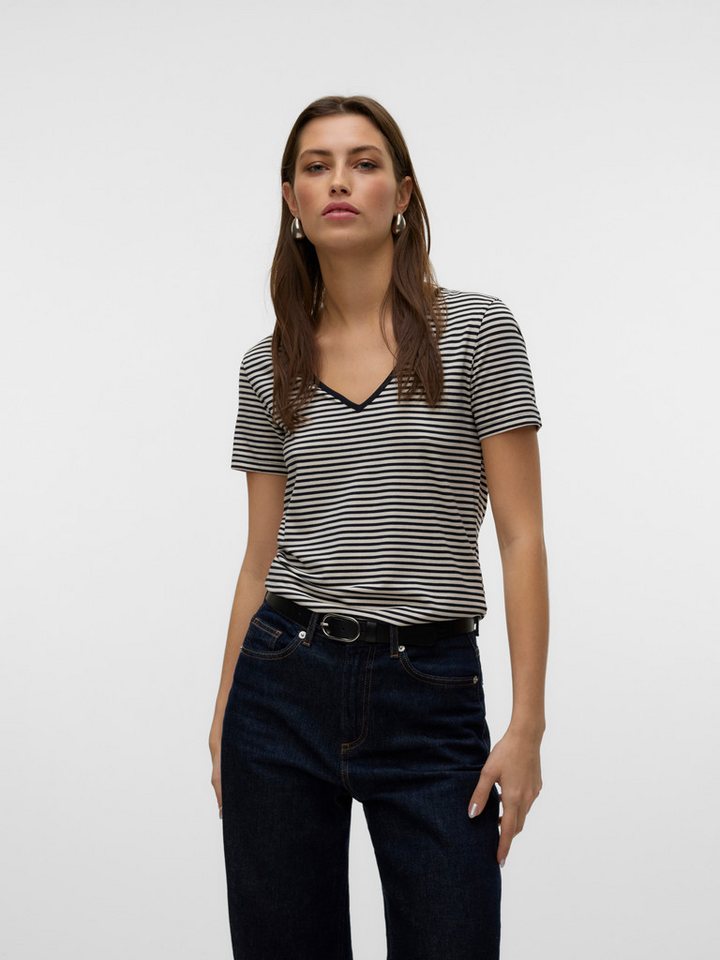 Vero Moda V-Shirt VMPEPPER SS V-NECK T-SHIRT VMA NOOS von Vero Moda