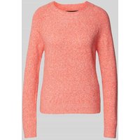 Vero Moda Weicher Langarm Pullover mit Rundhalsausschnitt Modell 'DOFFY' in Rot, Größe M von Vero Moda