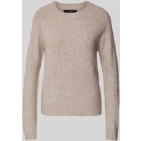 Vero Moda Weicher Langarm Pullover mit Rundhalsausschnitt Modell 'DOFFY' in Sand, Größe M von Vero Moda