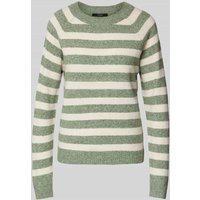 Vero Moda Weicher Langarm Pullover mit Rundhalsausschnitt Modell 'DOFFY' in Schilf, Größe XL von Vero Moda