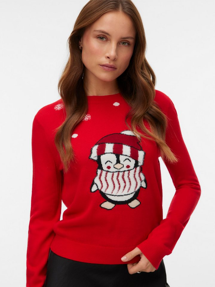 Vero Moda Weihnachtspullover VMCUTE LS O-NECK PULLOVER XMAS BOX von Vero Moda