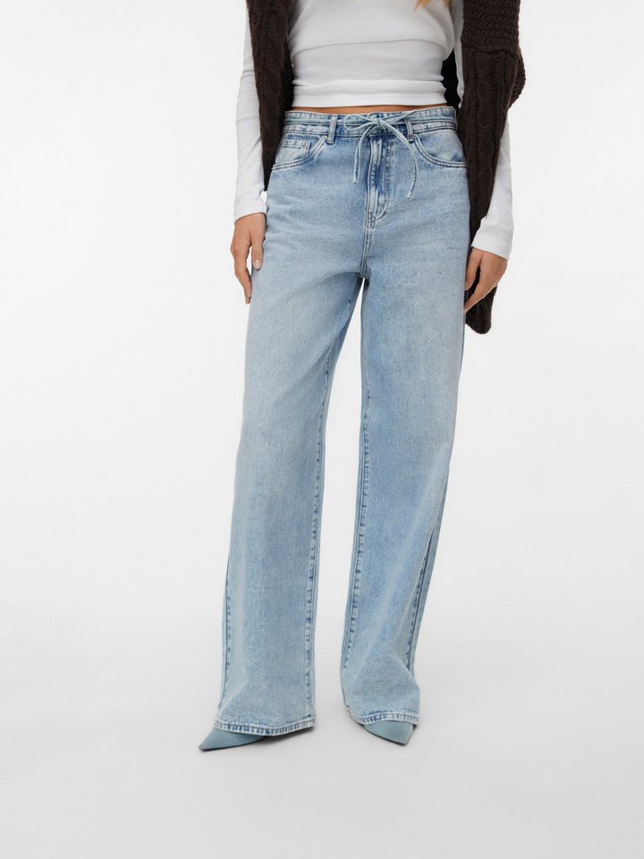Vero Moda Weite Jeans VMWIEN MR WIDE BELT JEANS SI338 NOOS von Vero Moda