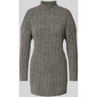 Vero Moda fließendes Strickkleid mit Wolle Modell 'WILLA' in Mittelgrau, Größe M von Vero Moda
