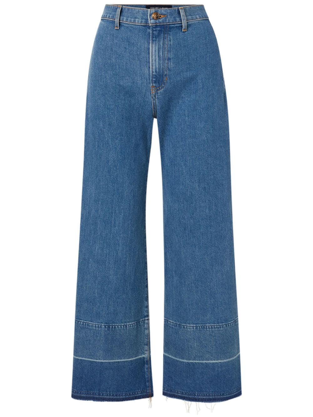 Veronica Beard Weite High-Rise-Jeans - Blau von Veronica Beard