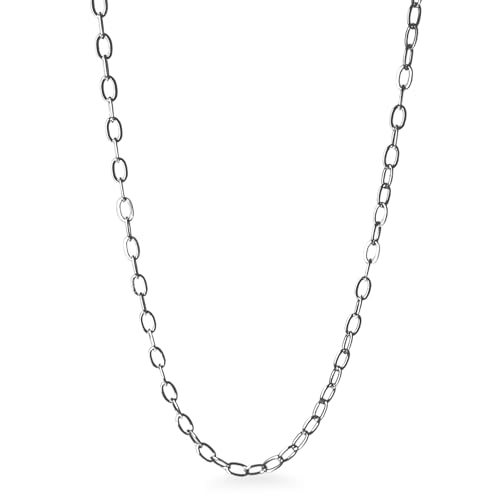 Veronika Rochester Damen Statementkette Rochester aus 925 oxidiertem Sterling Silber verstellbar (45-50 cm) von Veronika Rochester