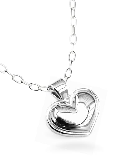 Veronika Rochester Limitierte Damen Herzkette aus 925 Sterling Silber Heart of Creation (45-50 cm Rochester Kette) von Veronika Rochester