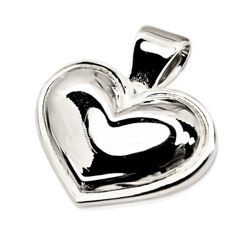 Veronika Rochester Limitierter Designer Herz Anhänger - Heart of Creation aus 925 Sterling Silber oder 18K Gelbgold vergoldet (Vermeil) (Sterling Silver) von Veronika Rochester