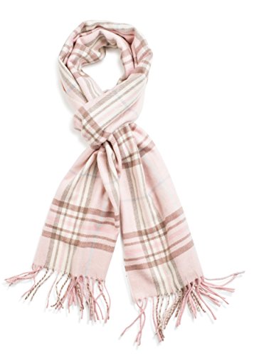 VERONZ Winterschal, sehr weich, klassisch, Cashmere-Haptik, 60 Tage - Pink - von Veronz