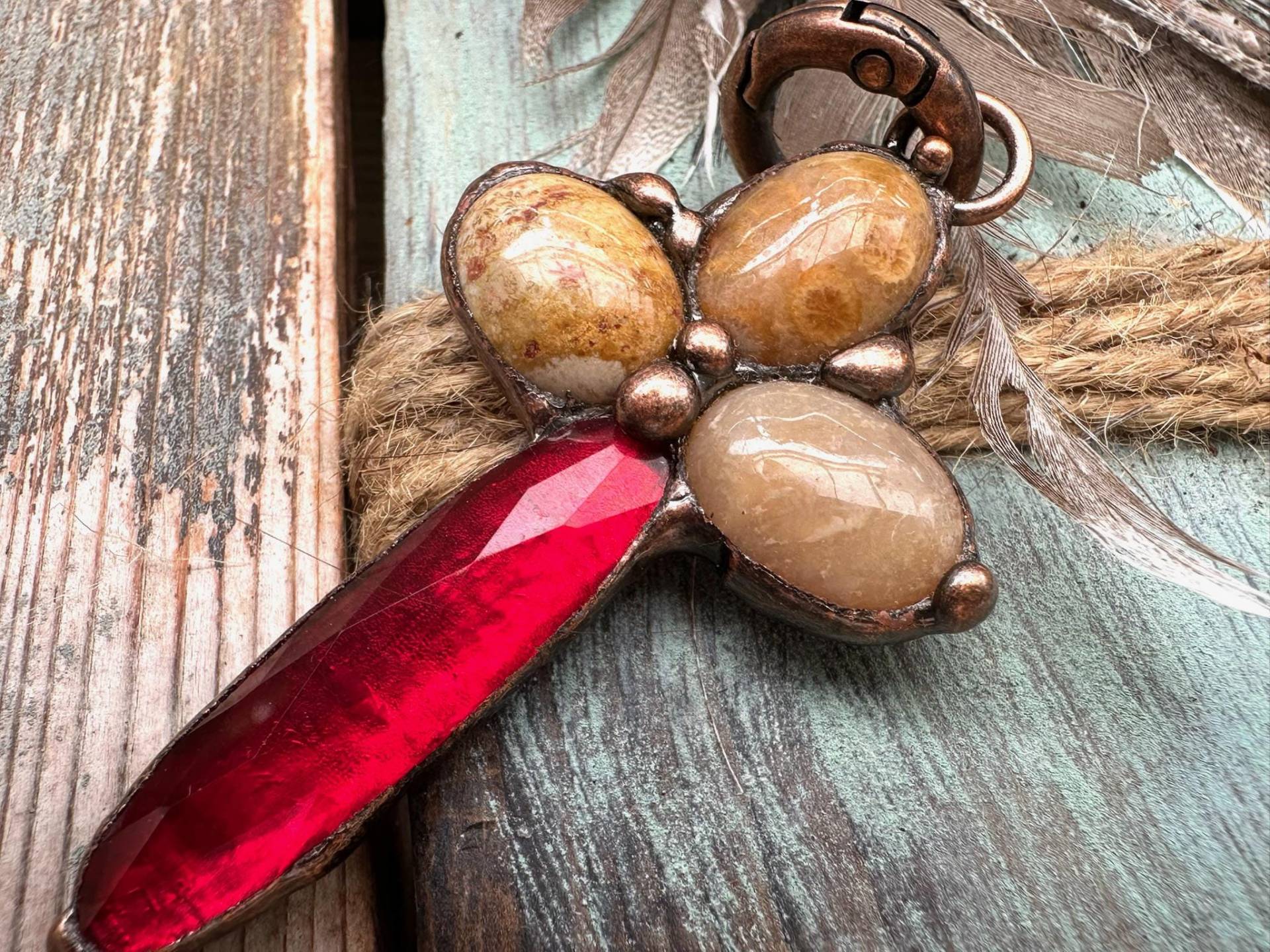 Großes Kreuz - Anhänger Kettenanhänger Für Ketten Stein Kreuz 72mm von Verperlthoch2