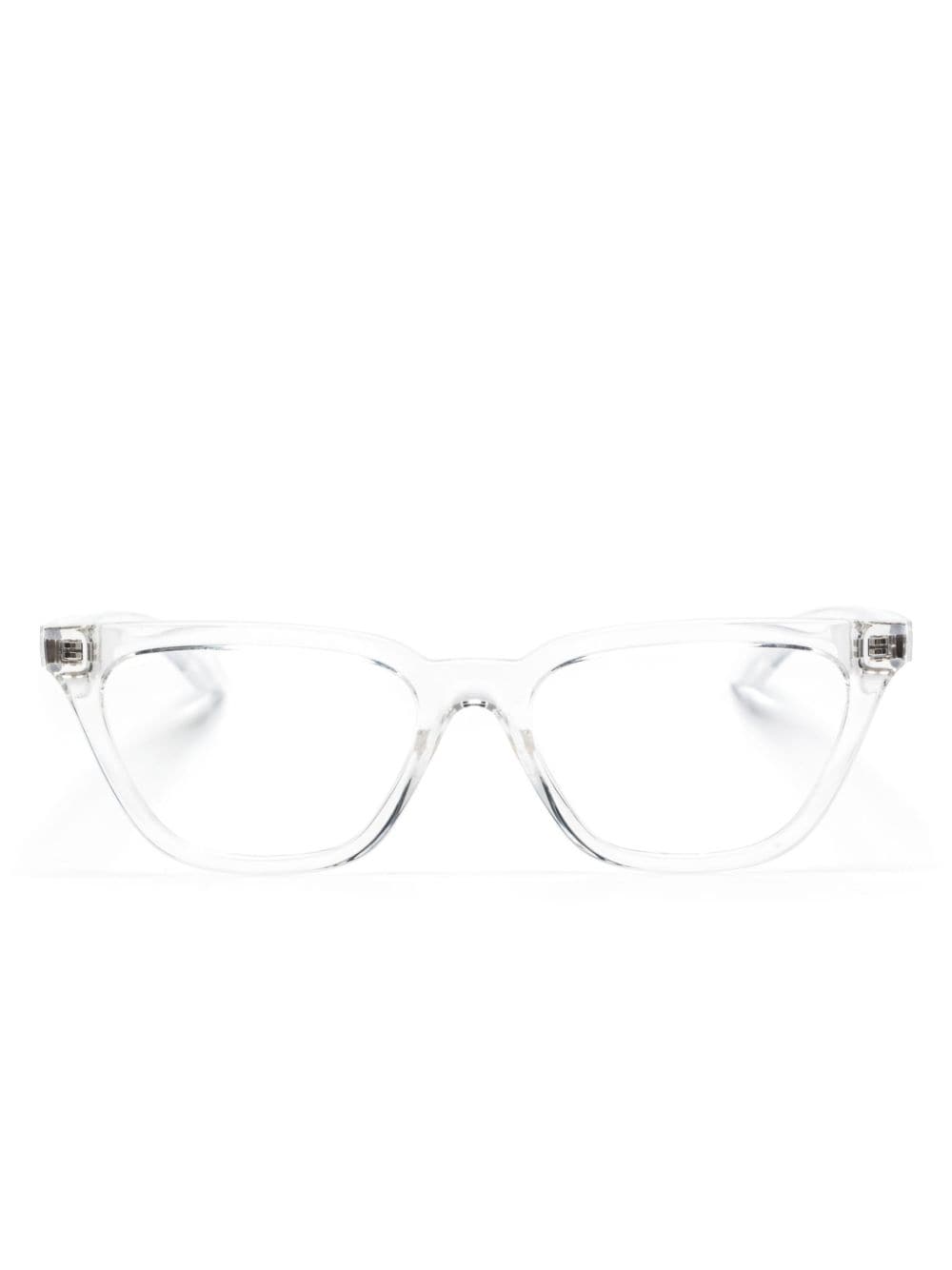 Versace Eyewear Brille im Cat-Eye-Design - Nude von Versace Eyewear