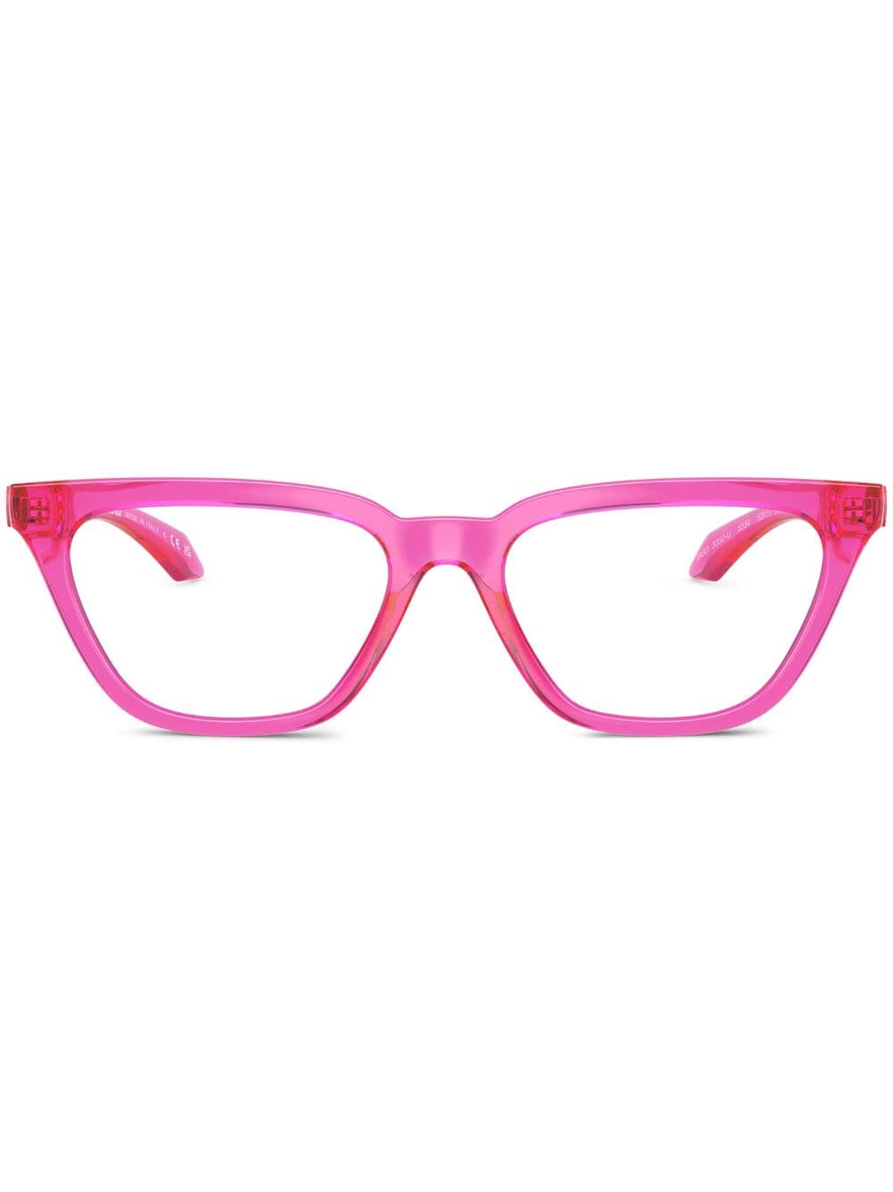 Versace Eyewear Brille im Cat-Eye-Design - Rosa von Versace Eyewear