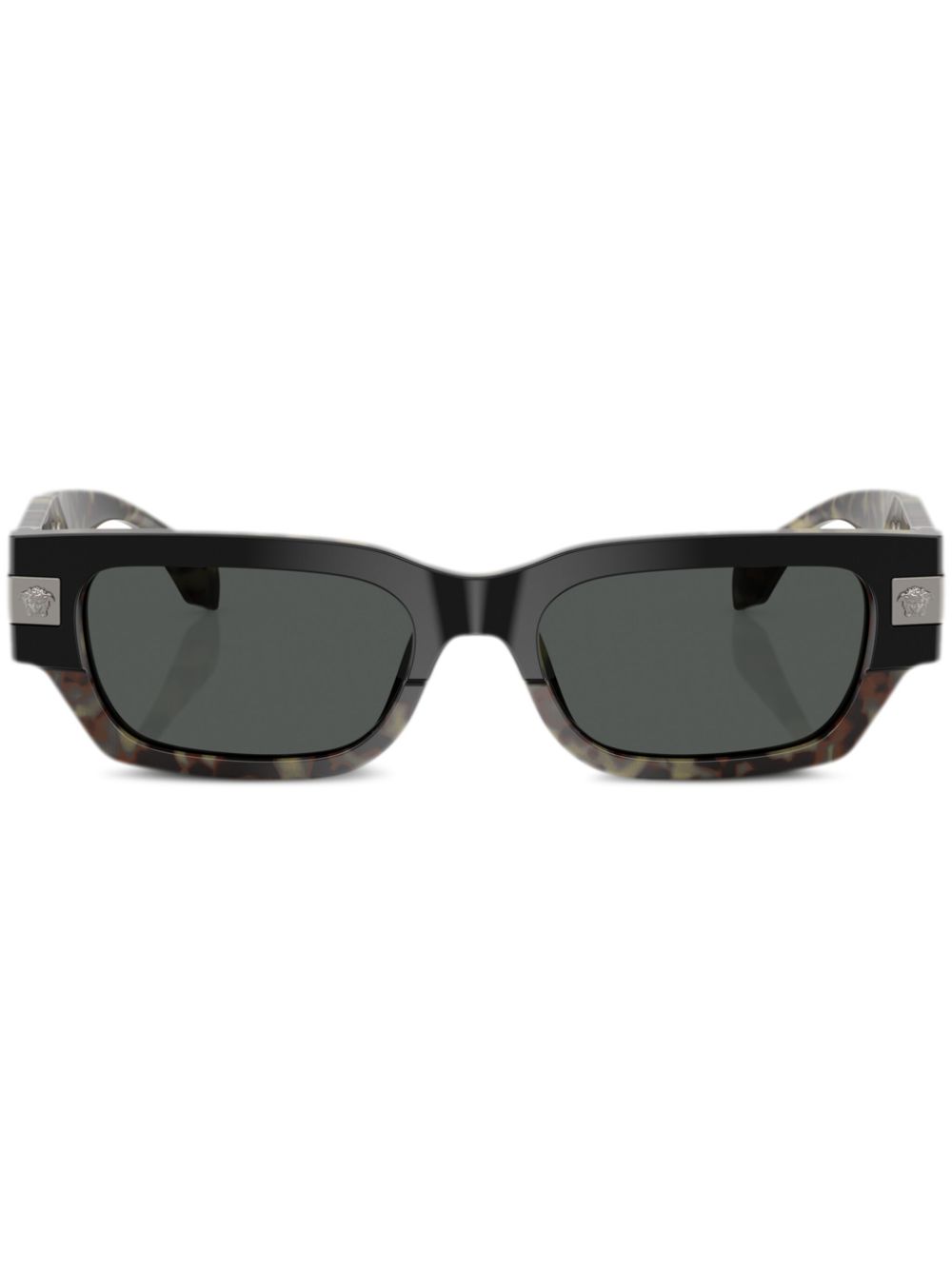 Versace Eyewear Eckige Classic Sonnenbrille - Grün von Versace Eyewear