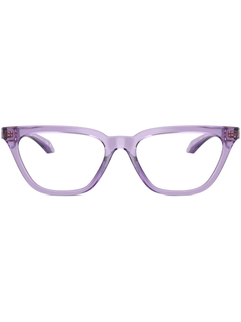 Versace Eyewear Greca Brille im Cat-Eye-Design - Violett von Versace Eyewear