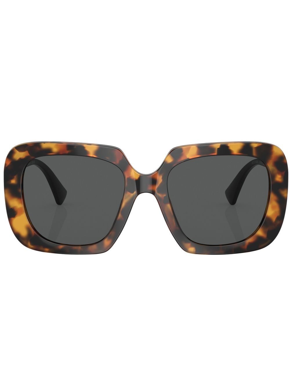 Versace Eyewear Eckige Medusa Sonnenbrille - Grün von Versace Eyewear