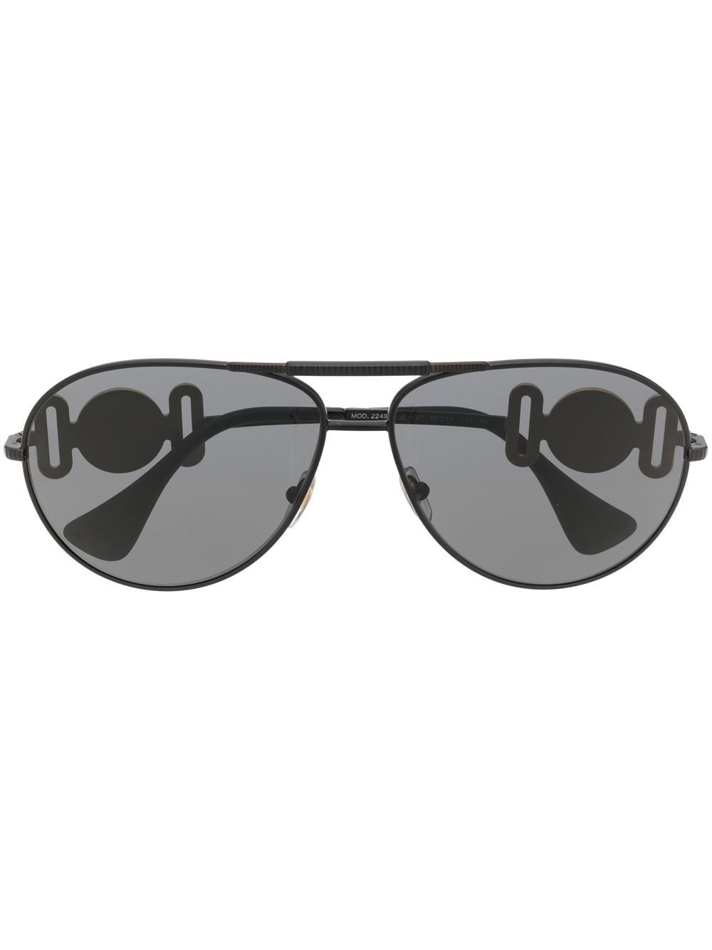 Versace Eyewear Pilotenbrille mit Medusa - Schwarz von Versace Eyewear