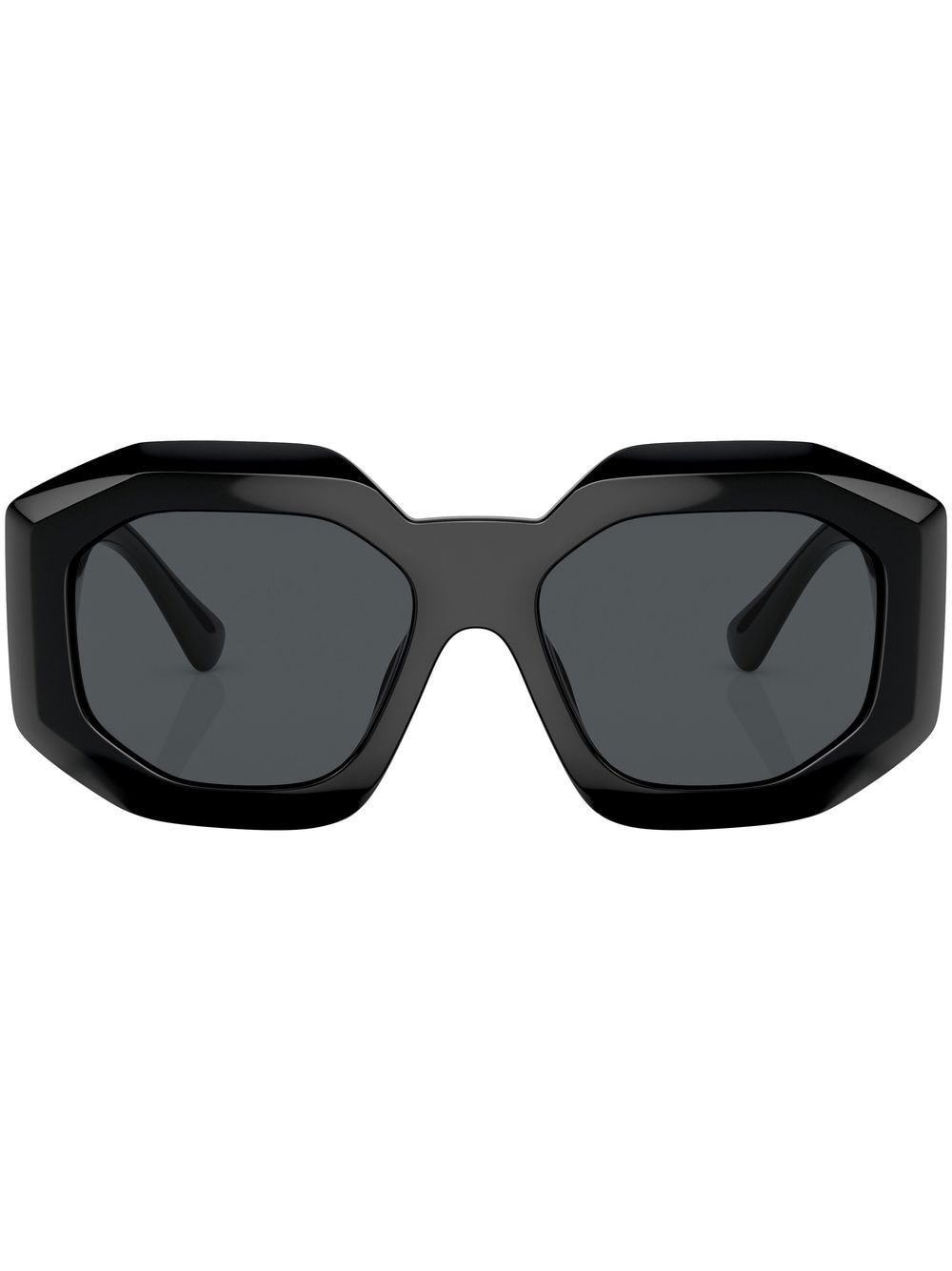 Versace Eyewear Sonnenbrille mit Medusa-Schild - Schwarz von Versace Eyewear