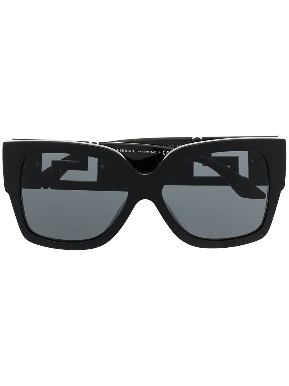 Versace Eyewear Oversized-Sonnenbrille - Schwarz von Versace Eyewear