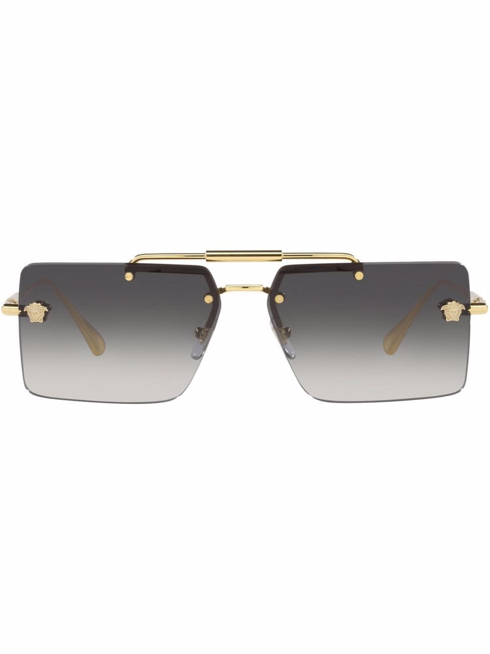 Versace Eyewear Sonnenbrille mit Farbverlauf-Gläsern - Gold von Versace Eyewear