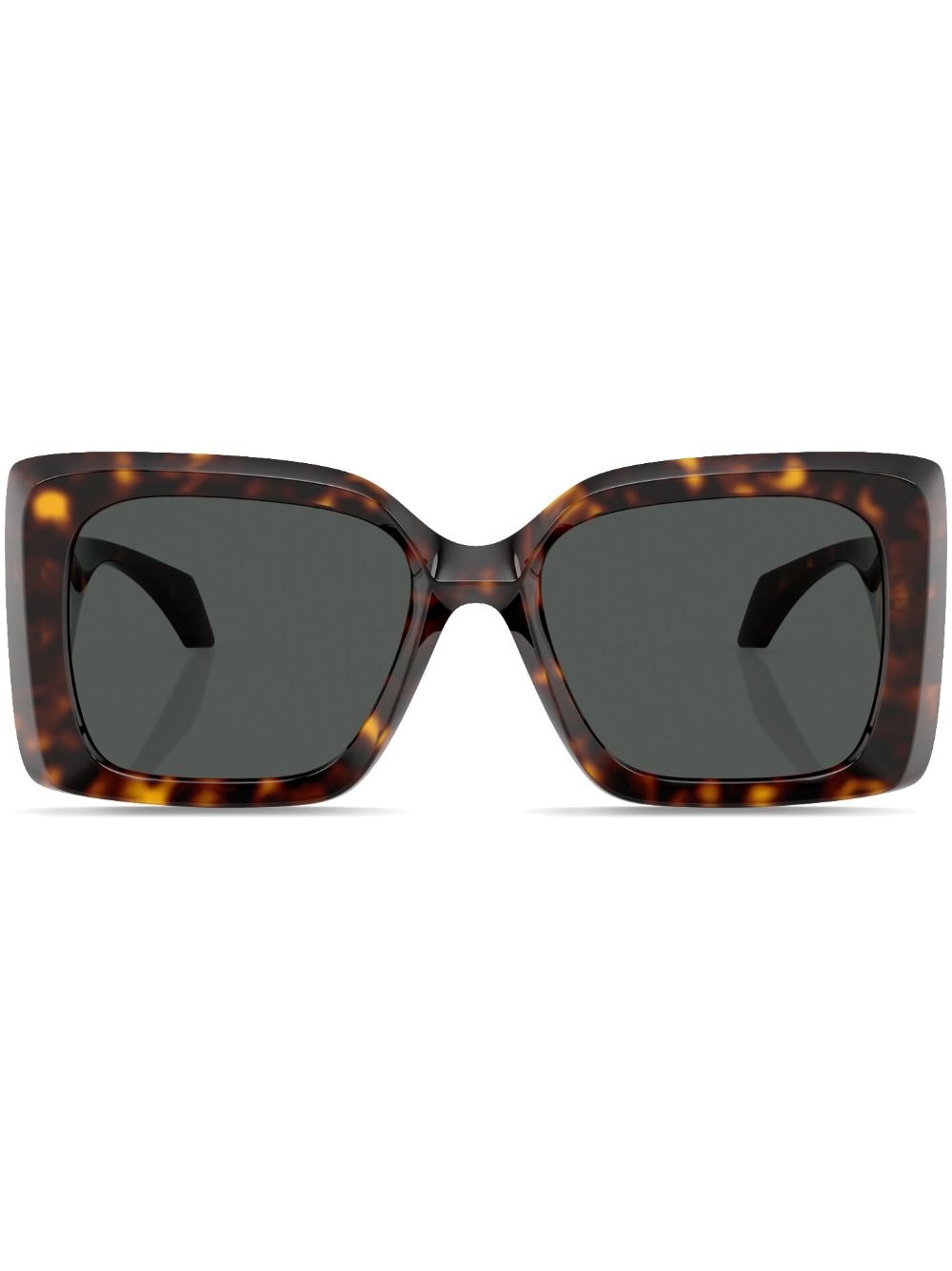 Versace Eyewear Sonnenbrille mit Medusa-Schild - Braun von Versace Eyewear