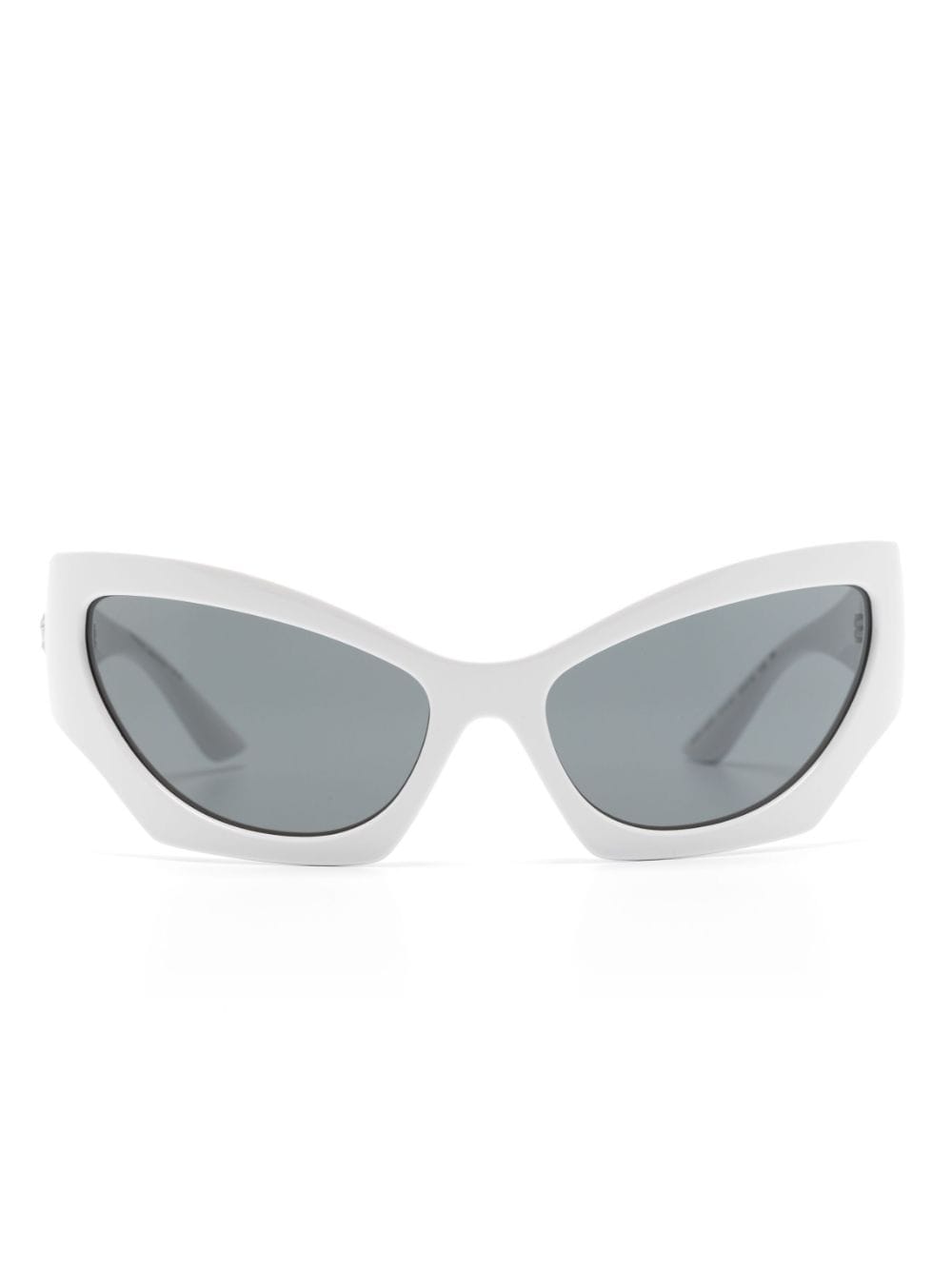 Versace Eyewear Cat-Eye-Sonnenbrille im Oversized-Look - Weiß von Versace Eyewear