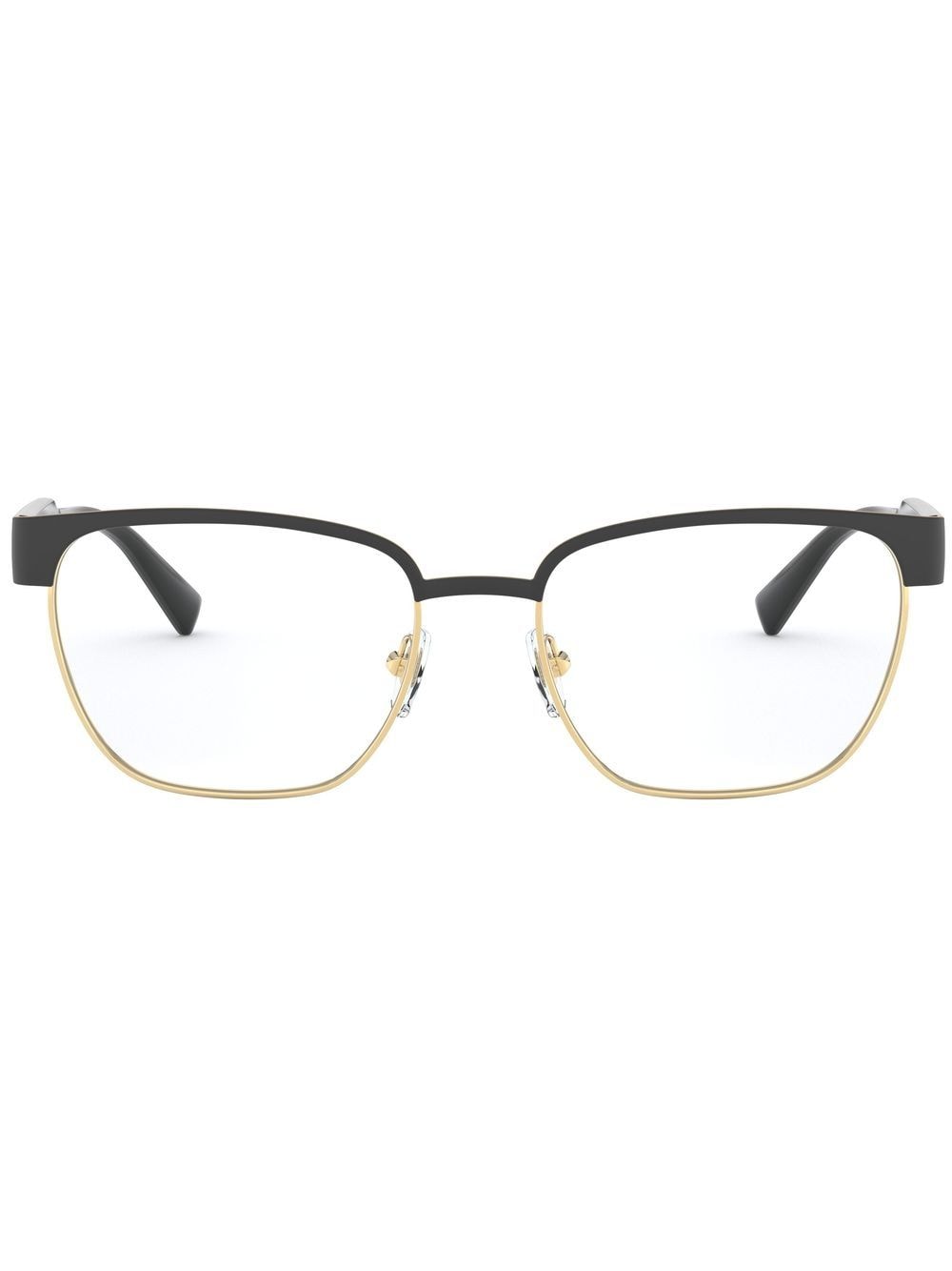 Versace Eyewear Brille mit eckigem Gestell - Schwarz von Versace Eyewear