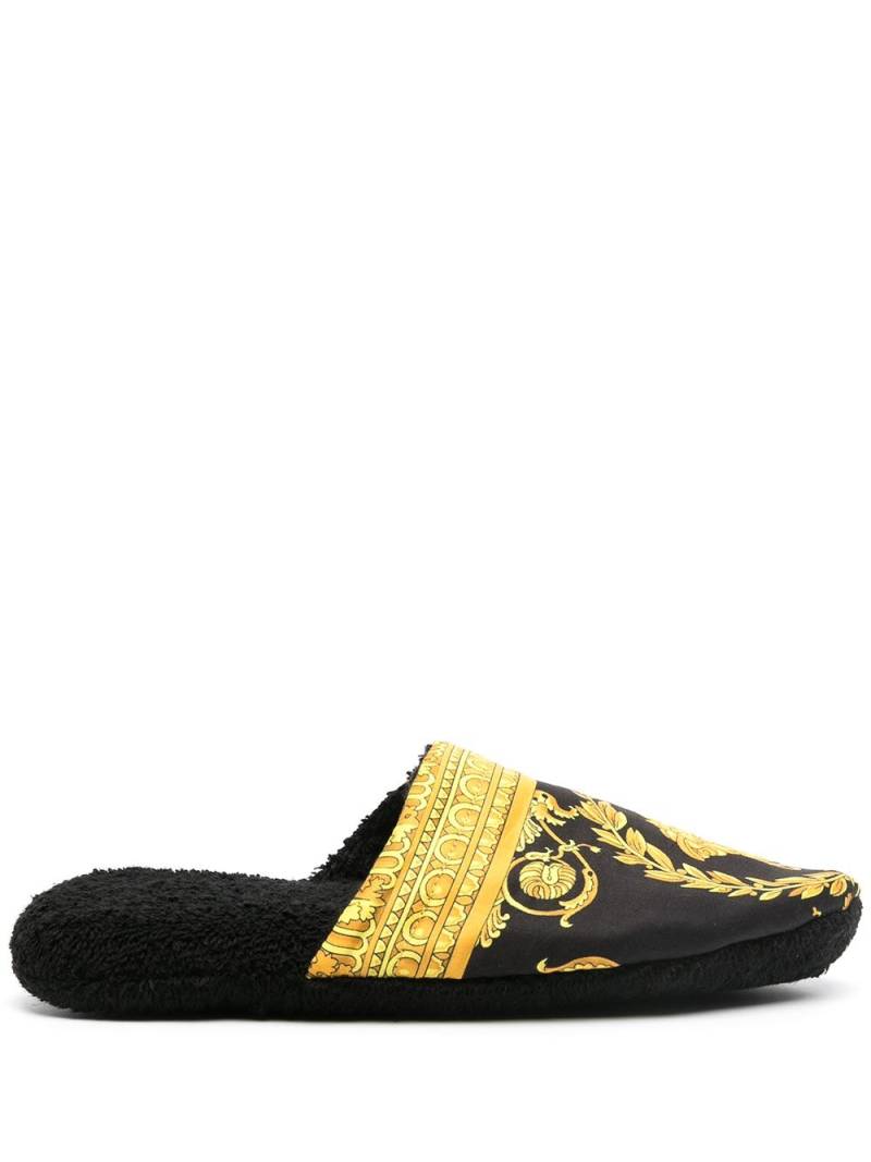 Versace I Love Baroque Slipper - Schwarz von Versace