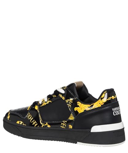 Versace Jeans Couture Herren Starlight Sneaker Black - Multicolor 43 EU von VERSACE JEANS COUTURE