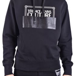 Versace Couture Herren Sweatshirt Aus Baumwolle In Schwarz von Versace Jeans Couture