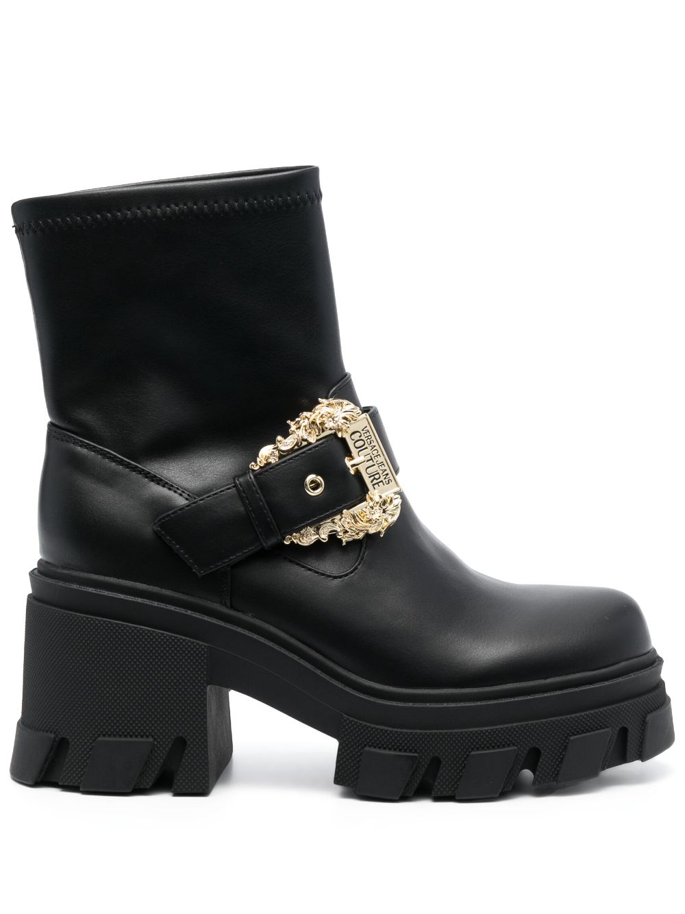 Versace Jeans Couture Stiefel mit Zierschnalle 75mm - Schwarz von Versace Jeans Couture