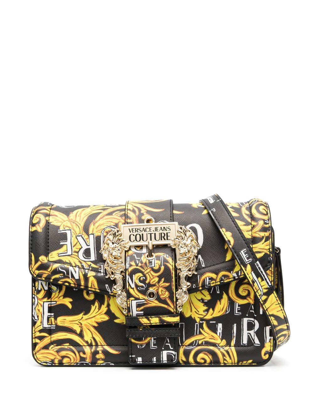 Versace Jeans Couture Barocco Shopper mit Logo-Print - Schwarz von Versace Jeans Couture